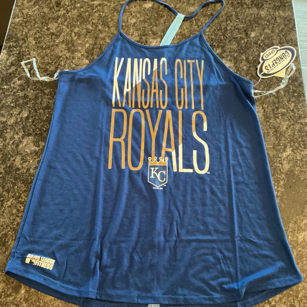 NWT Kansas City Royals Major League Fitness Women’s Tank size Large.
